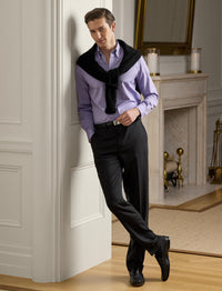 Faded Oxford grain shirt - Lavender