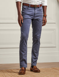 Pantalon slim en dobby stretch - Supply Blue