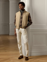 Gilet performance Walker en soie - Classic Tan