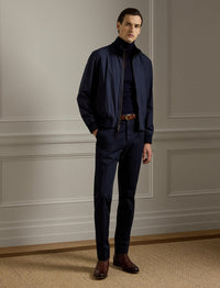 Walker silk performance windbreaker - Maritime Navy