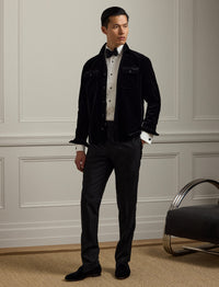 Chemise en velours  - Black