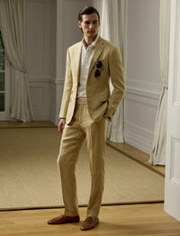 Polo lavé Custom Slim Fit en piqué - Classic White