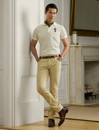 Polo Polo Bear Custom Slim en piqué - Classic Cream
