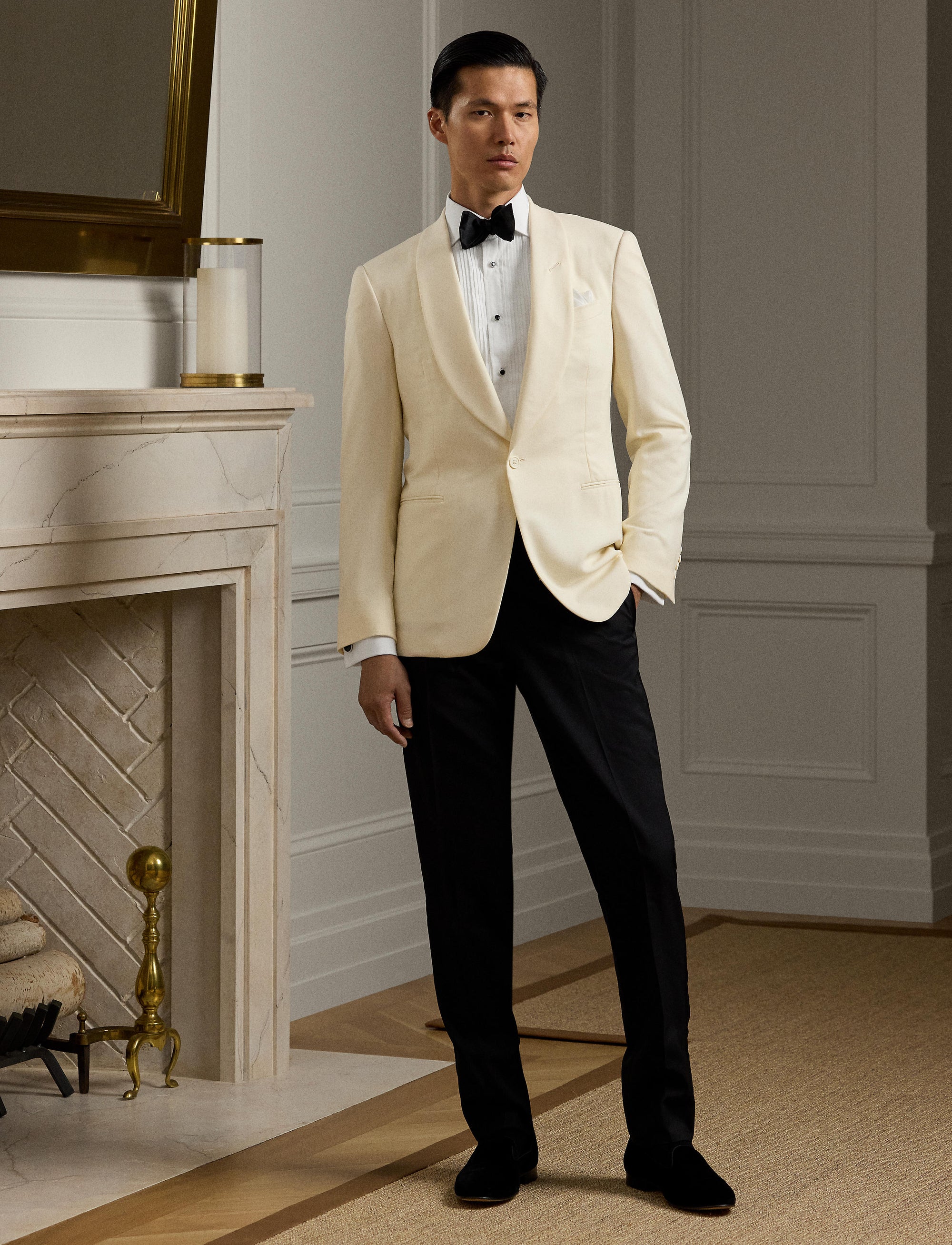 Chemise de smoking en popeline - White