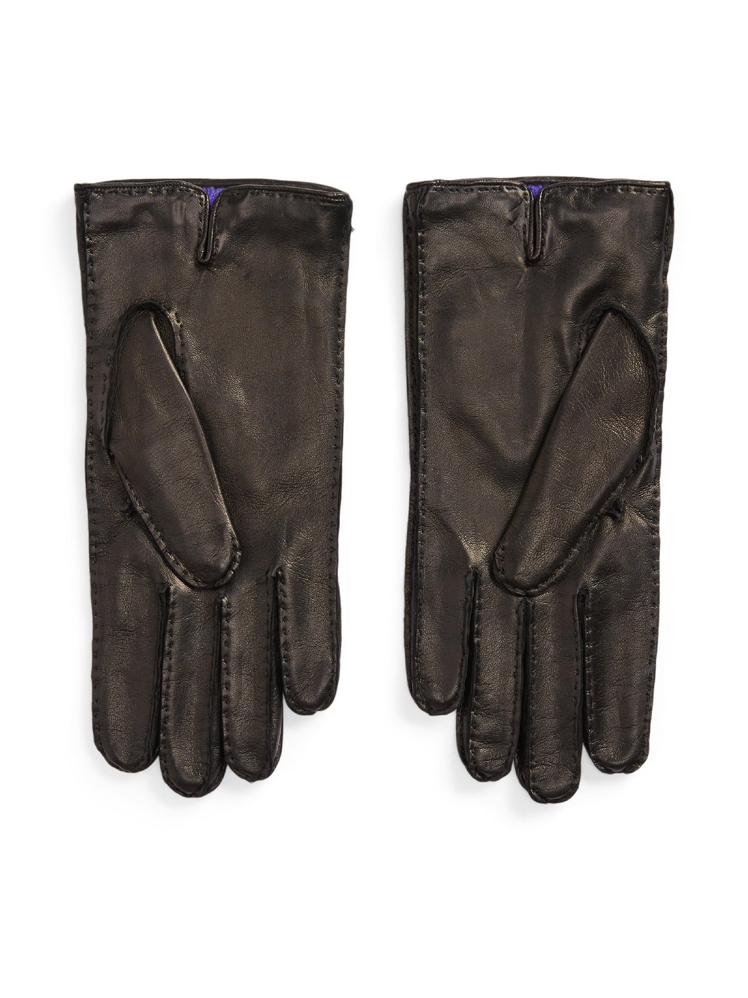 Gants doublés en cuir - Black
