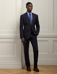 Dress shirt with classic collar - Deep Blue