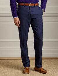 Gregory trousers in wool twill - Classic Navy
