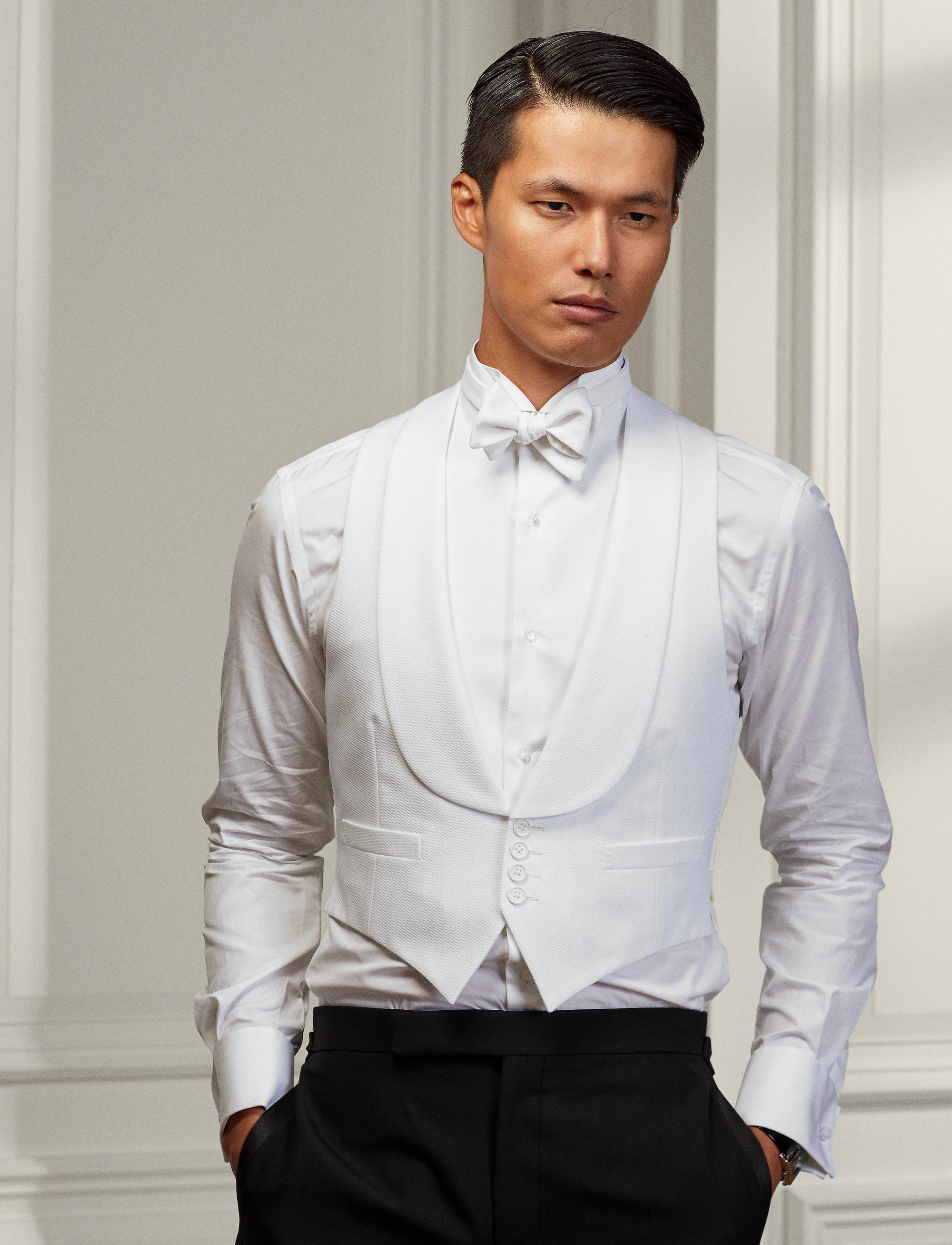 Gilet en piqué - White
