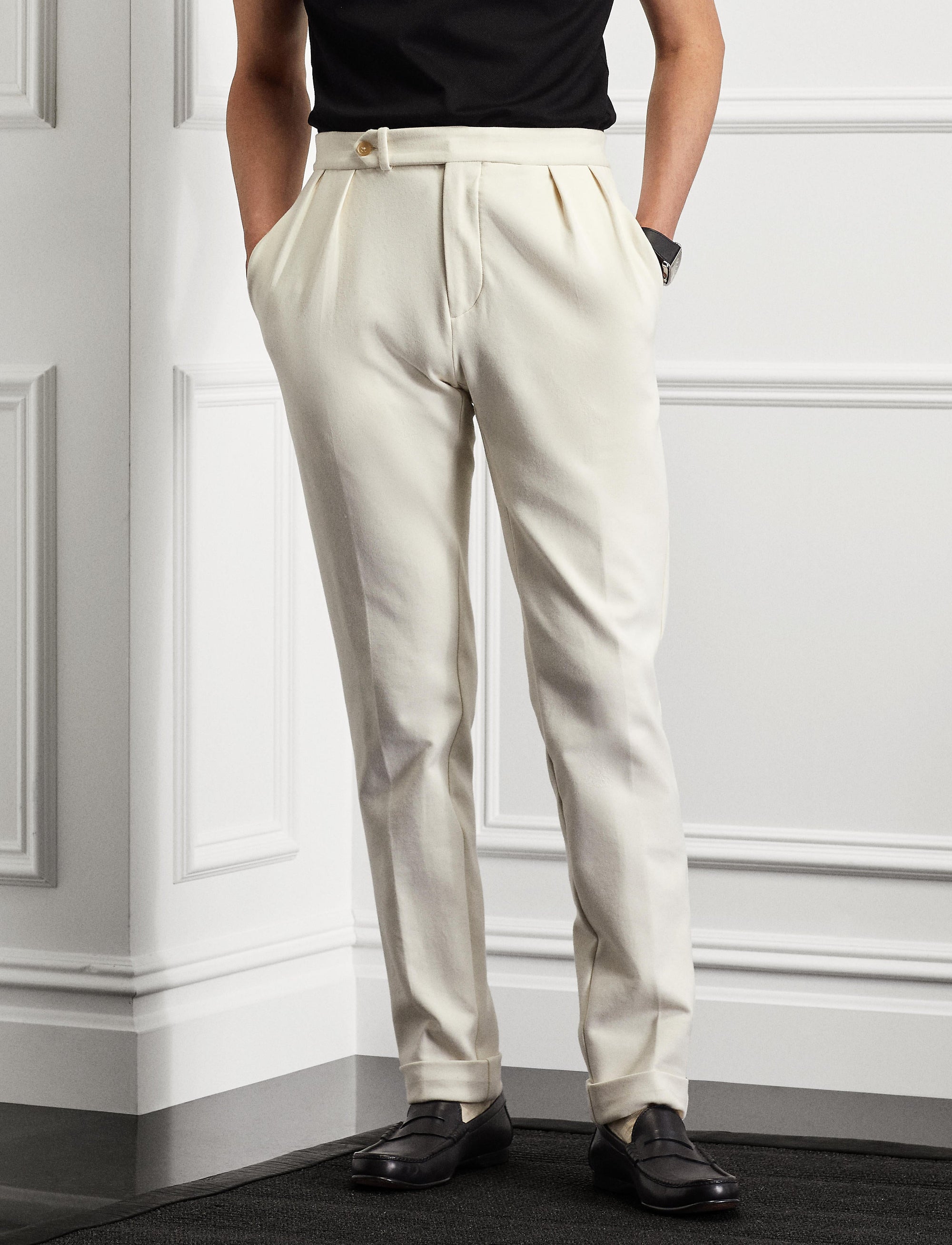 Pantalon stretch - Classic Cream