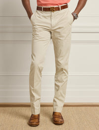 Slim-fit stretch chino trousers - Classic Stone