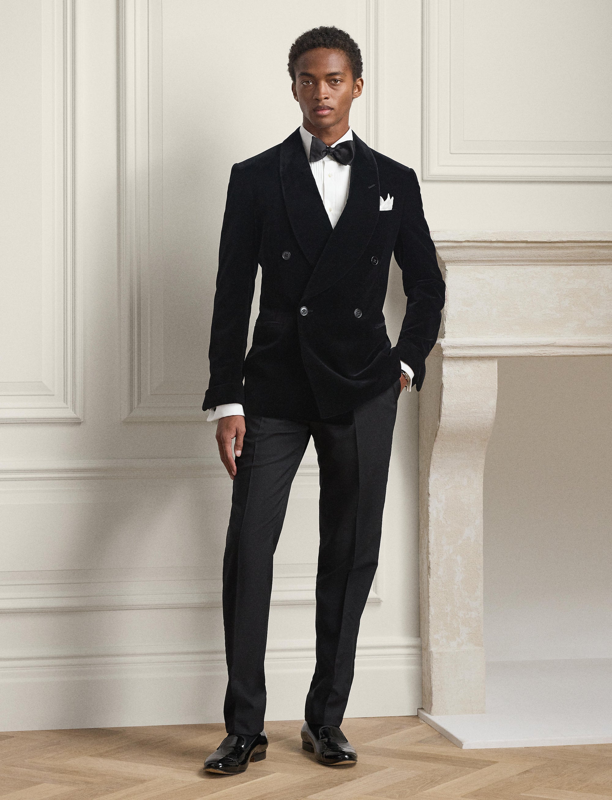Veste Kent en velours - Black