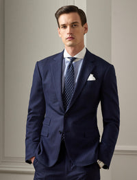 Costume Kent en laine - Bright Navy & Grey