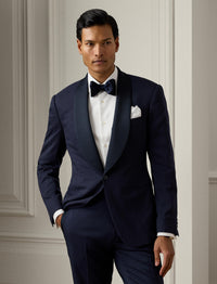 Smoking Gregory en laine - Navy