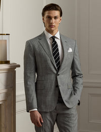 Kent Prince of Wales wool suit - Black & White