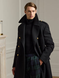 Manteau en laine - Black