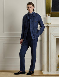 Linen jacket - Navy