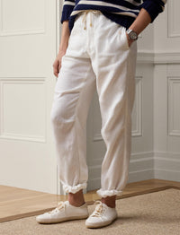 Linen trousers - Classic Cream