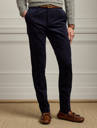 Pantalon Slim Fit en velours côtelé - Classic Chairman Navy