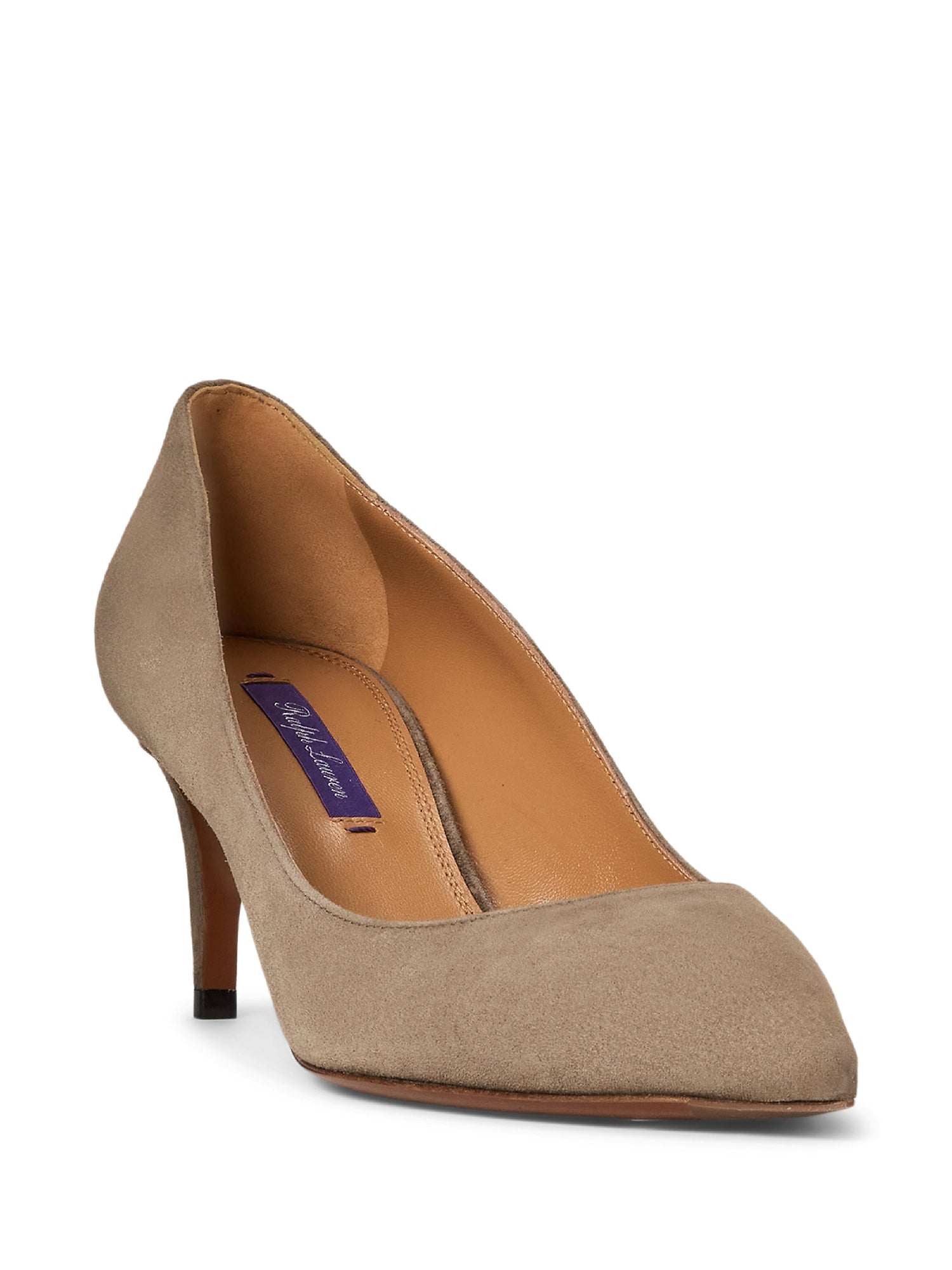 Escarpins Dinah 60 en cuir velours - Taupe
