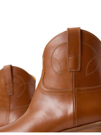 Bottines Jayme en cuir - Gold
