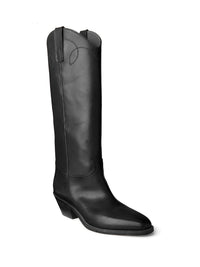 Jaelynne 45 high leather boots - Black
