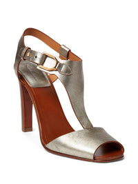 Sandales Emilie Welington 100 en cuir - Silver