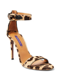 Sandales Colson Welington motif léopard - Tan & Black & Cream