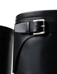 Bottes Sawyer en cuir - Black