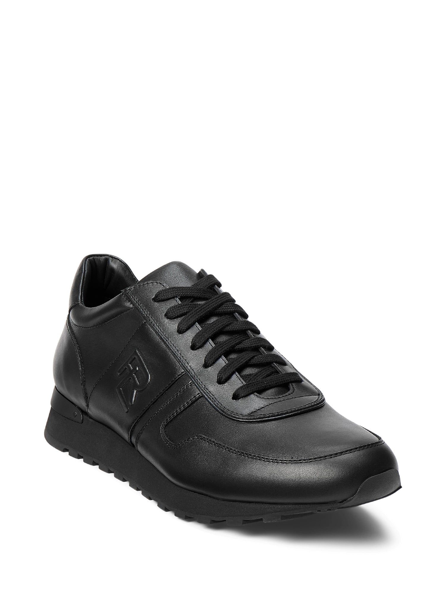 Baskets Ethan en cuir - Black