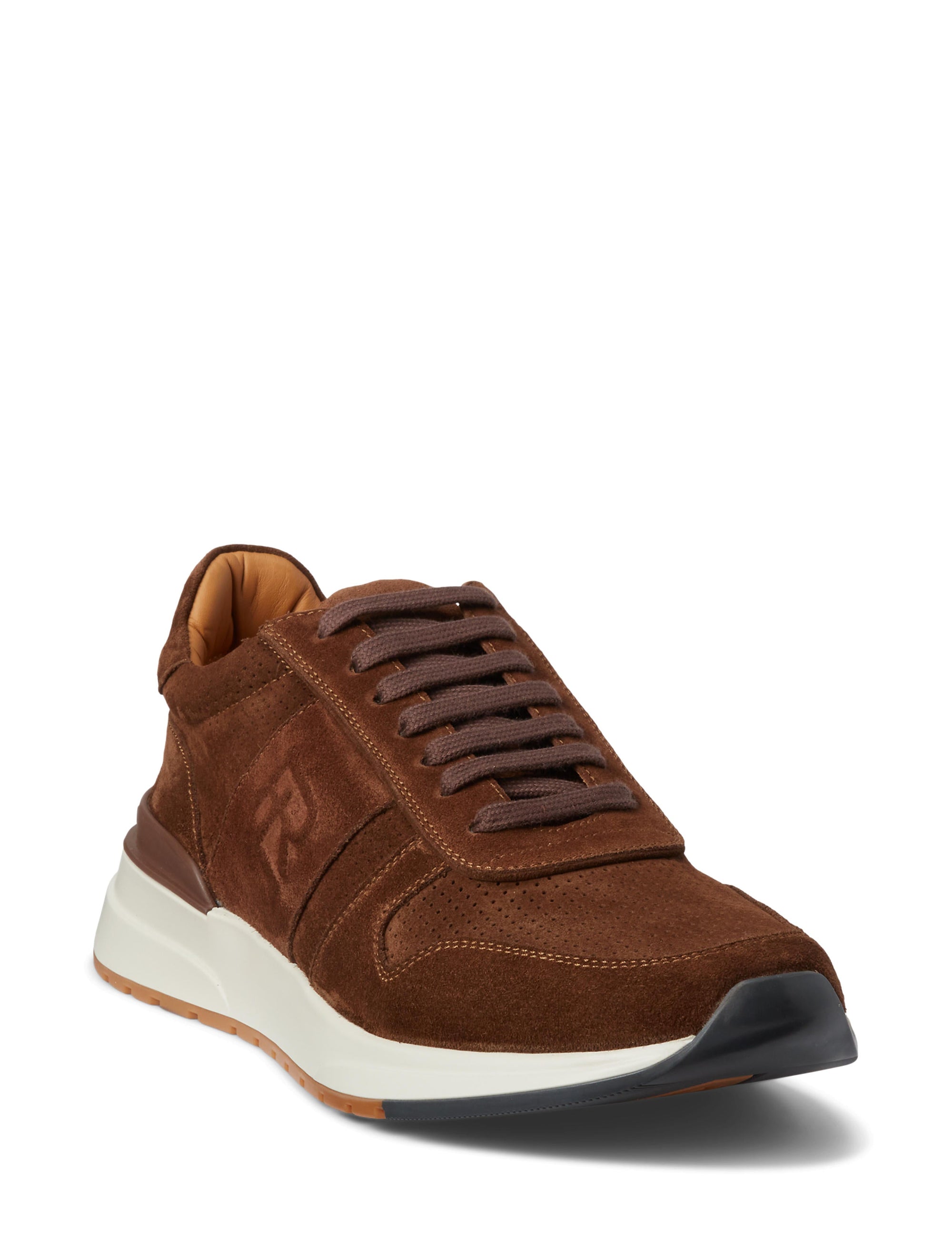 6 STOCK CHESTNUT BROWN LOW TOP LACE