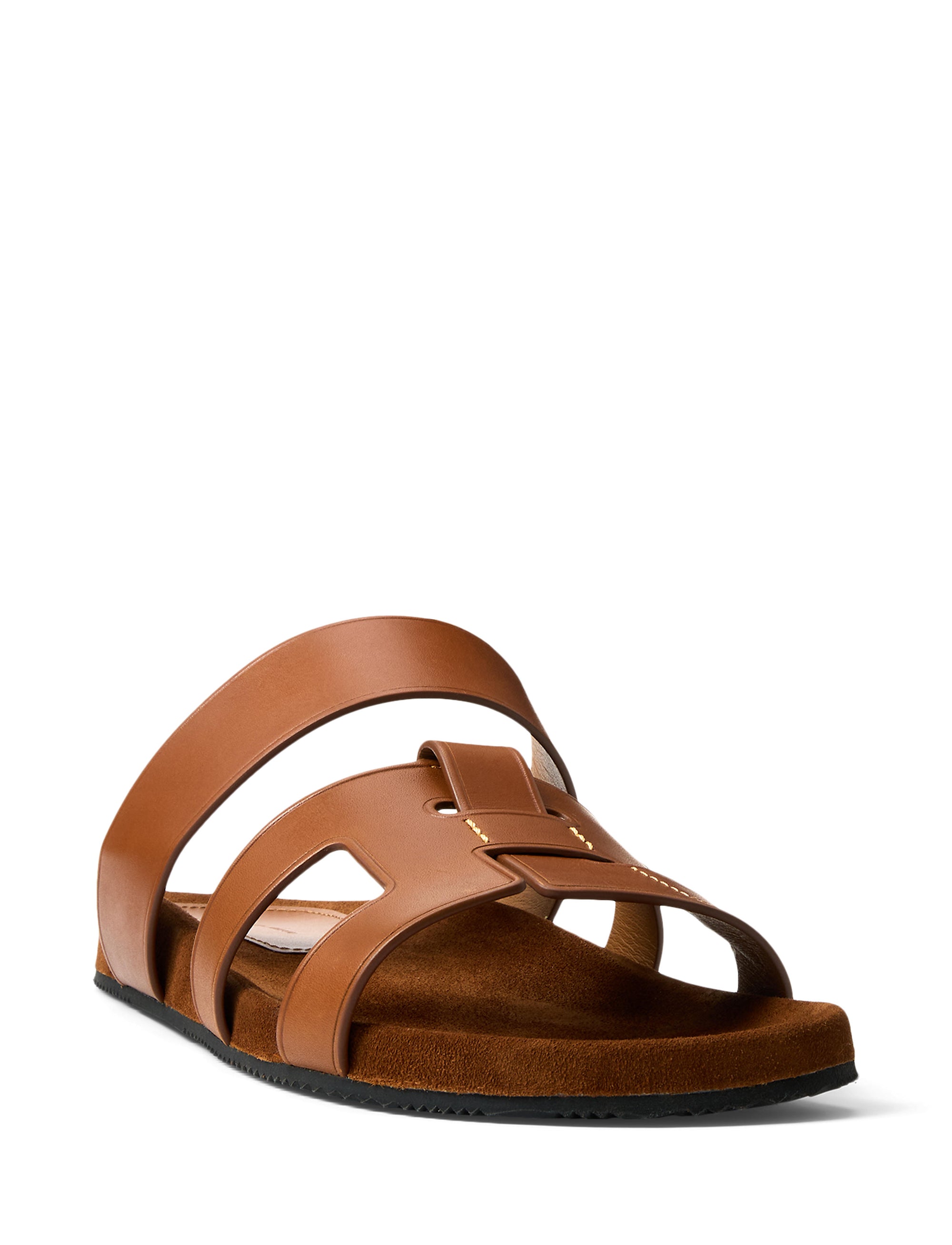 Claquettes Fisher en vachette - Rl Gold