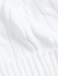 Ensemble bonnet et boots en coton - White