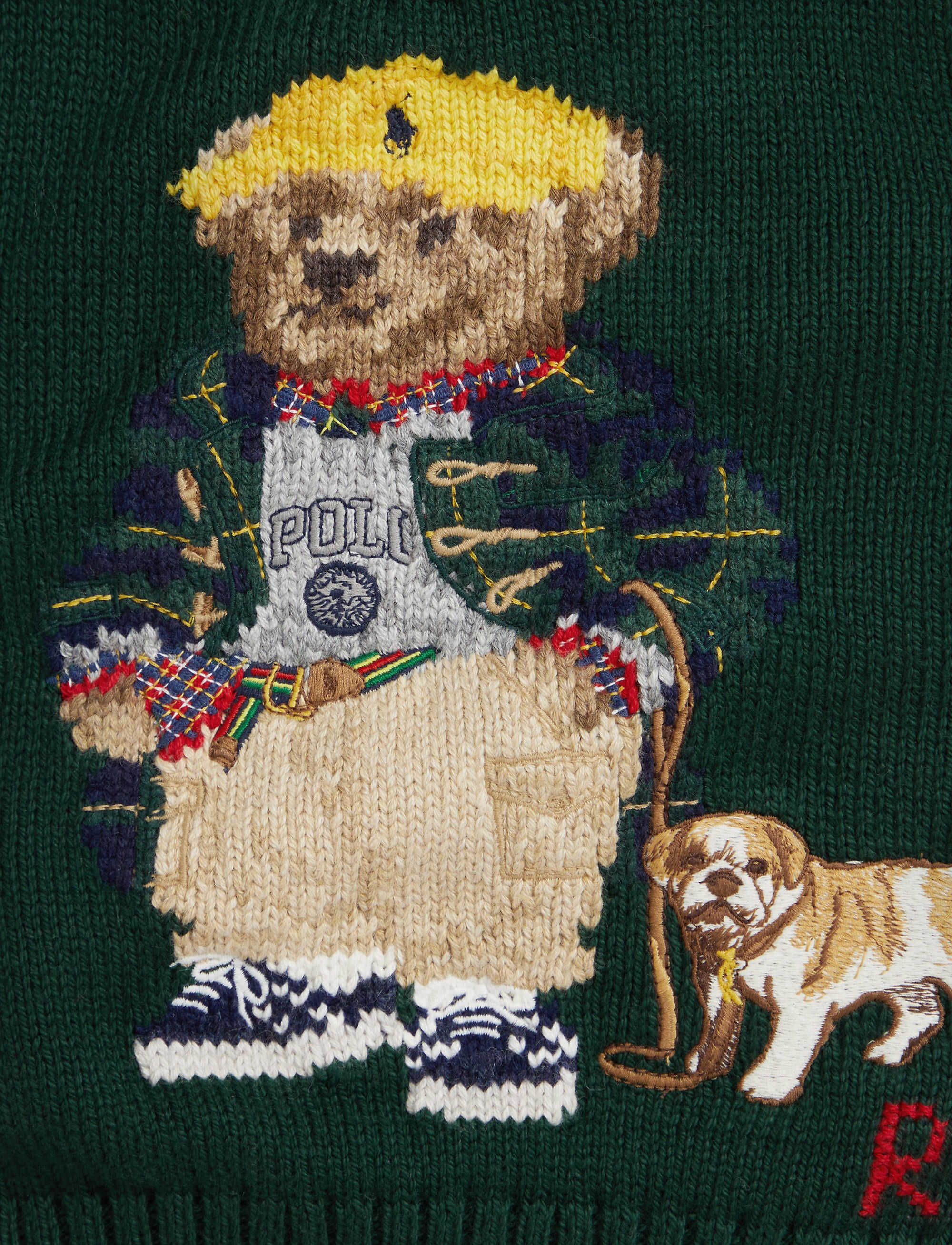 Pull Polo Bear - Moss Agate
