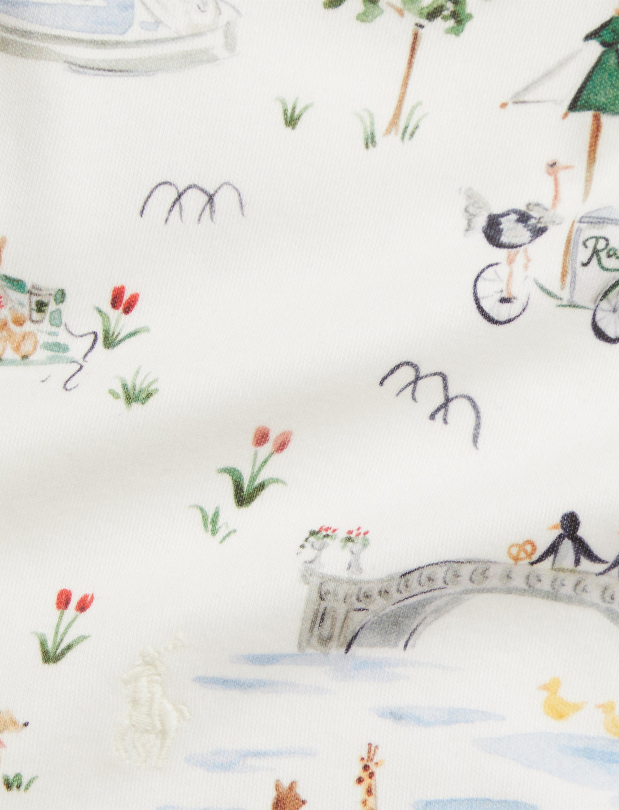 Bavoir RL x Riley Sheehey en coton - Saturday At The Park