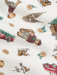 Bonnet Polo Bear en interlock de coton - Winter Wonderland Bear