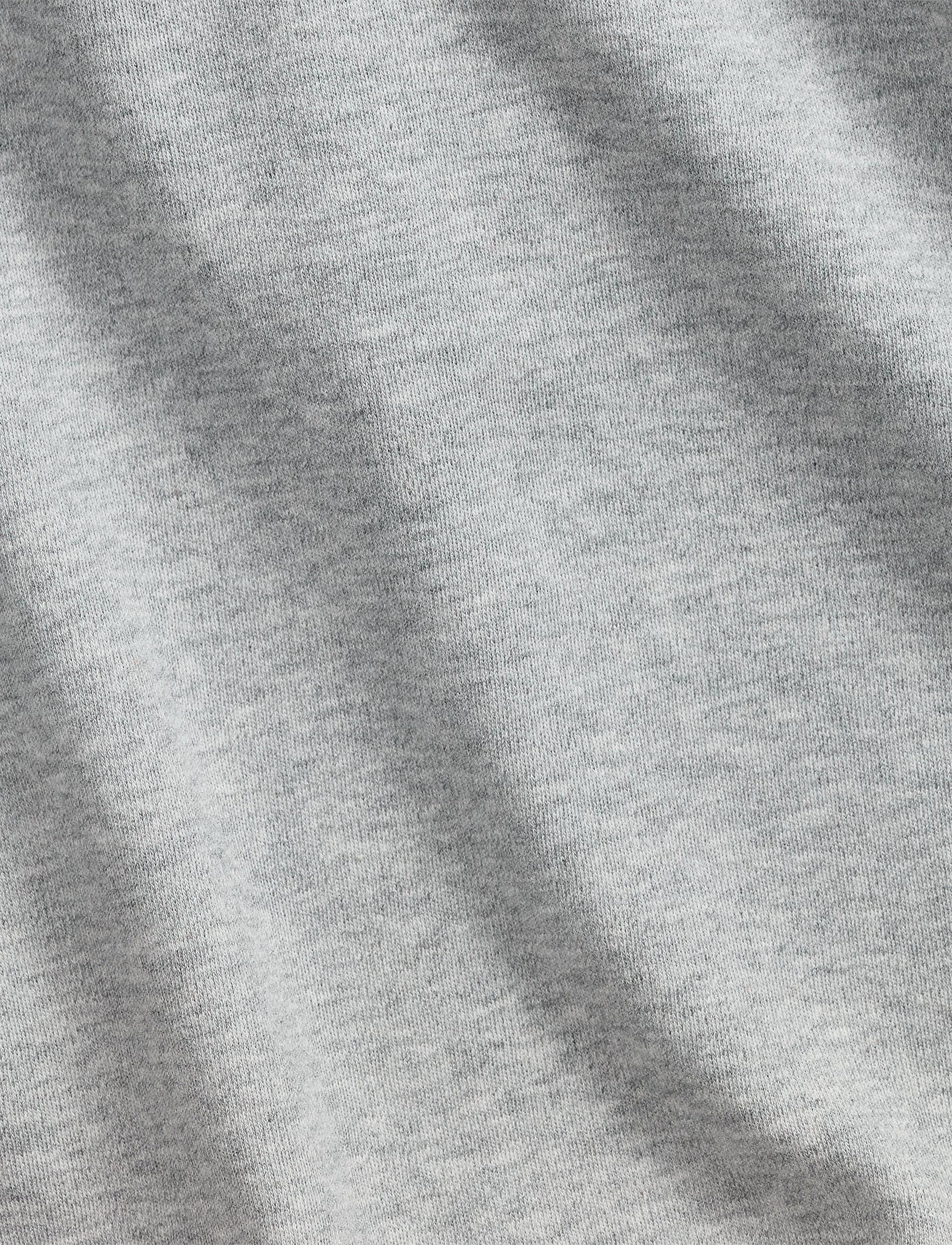 Pull demi-zippé en coton interlock - Andover Heather