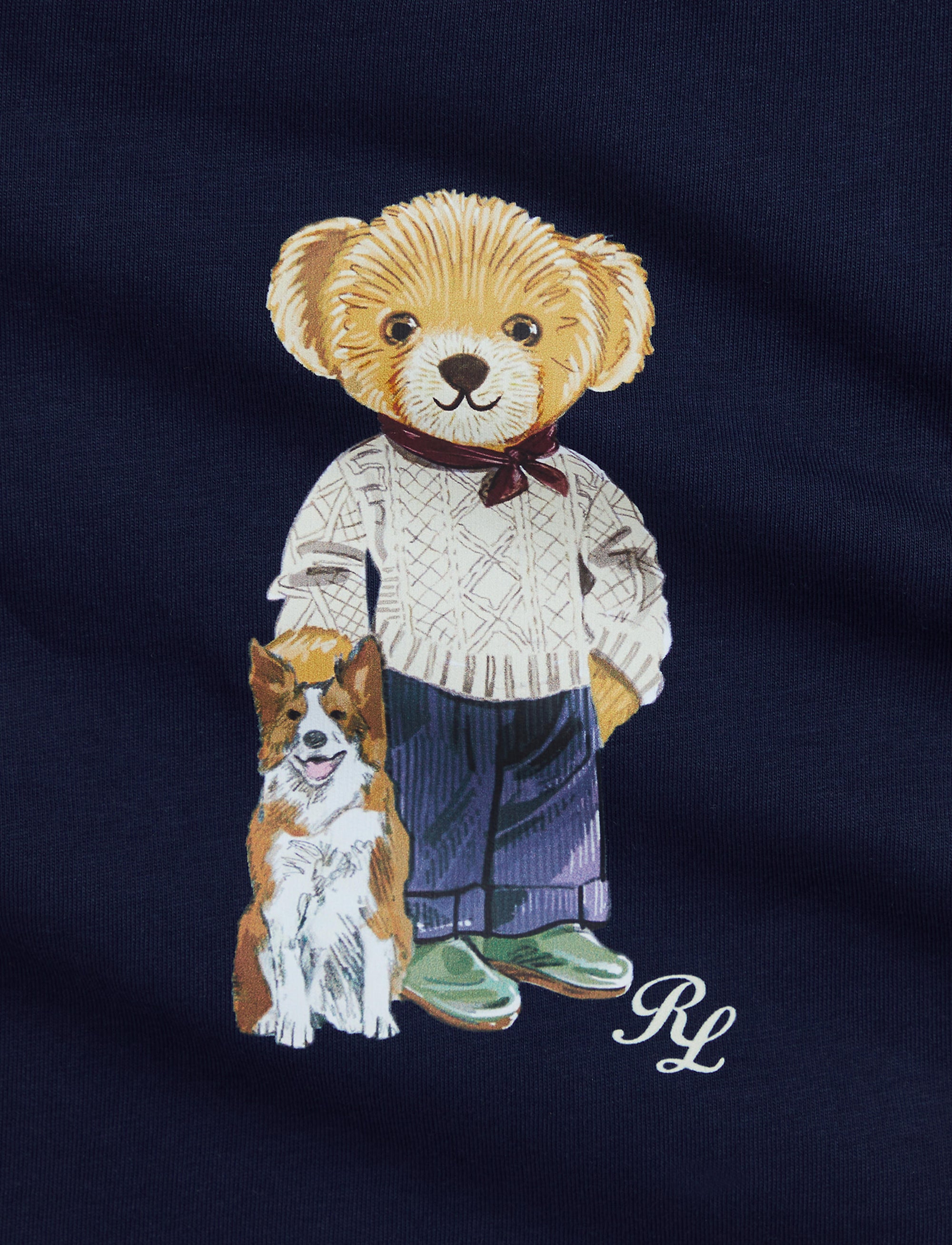 Polo Bear T-shirt in cotton jersey - Refined Navy & Multicolour