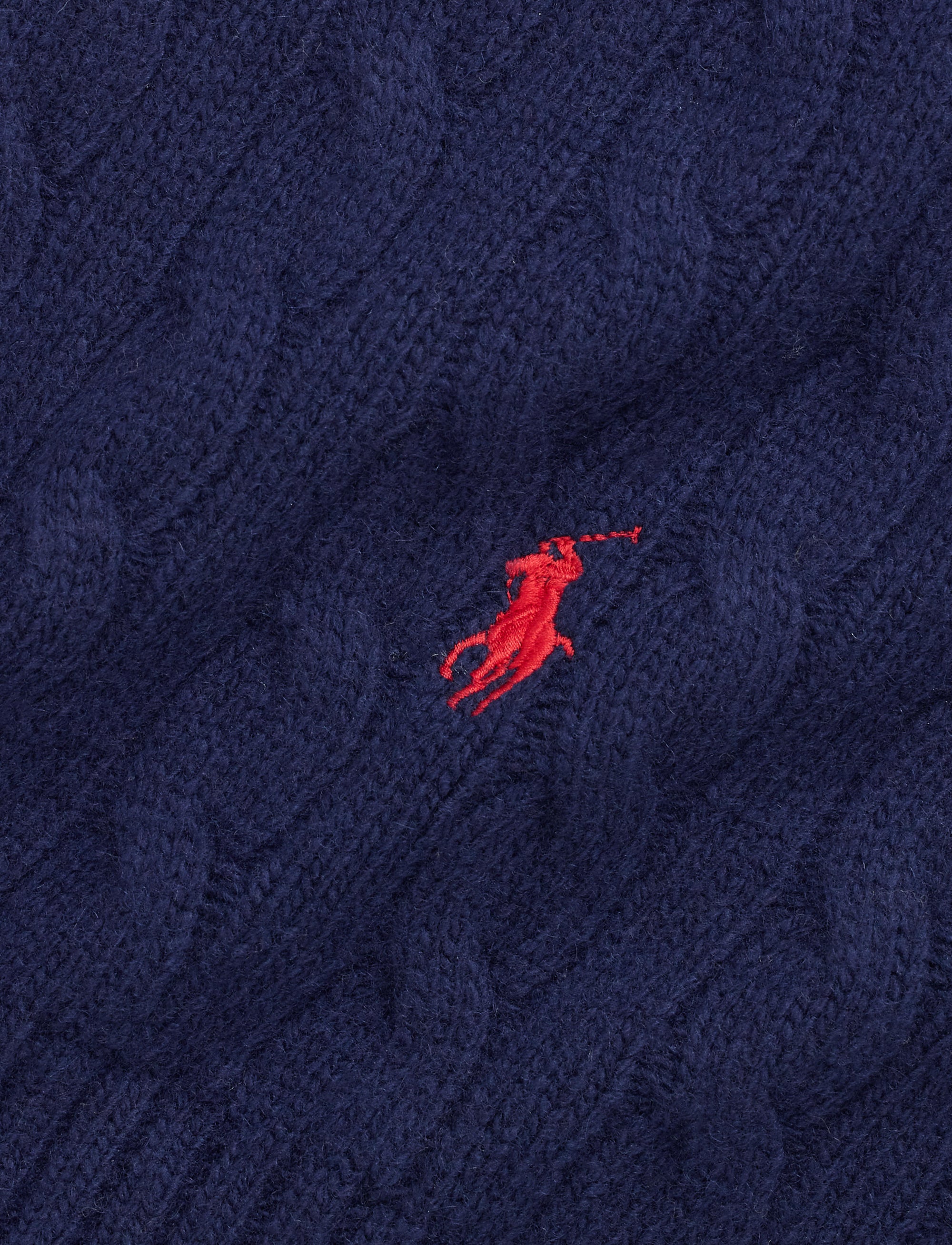 Écharpe torsadée en laine - Classic Navy