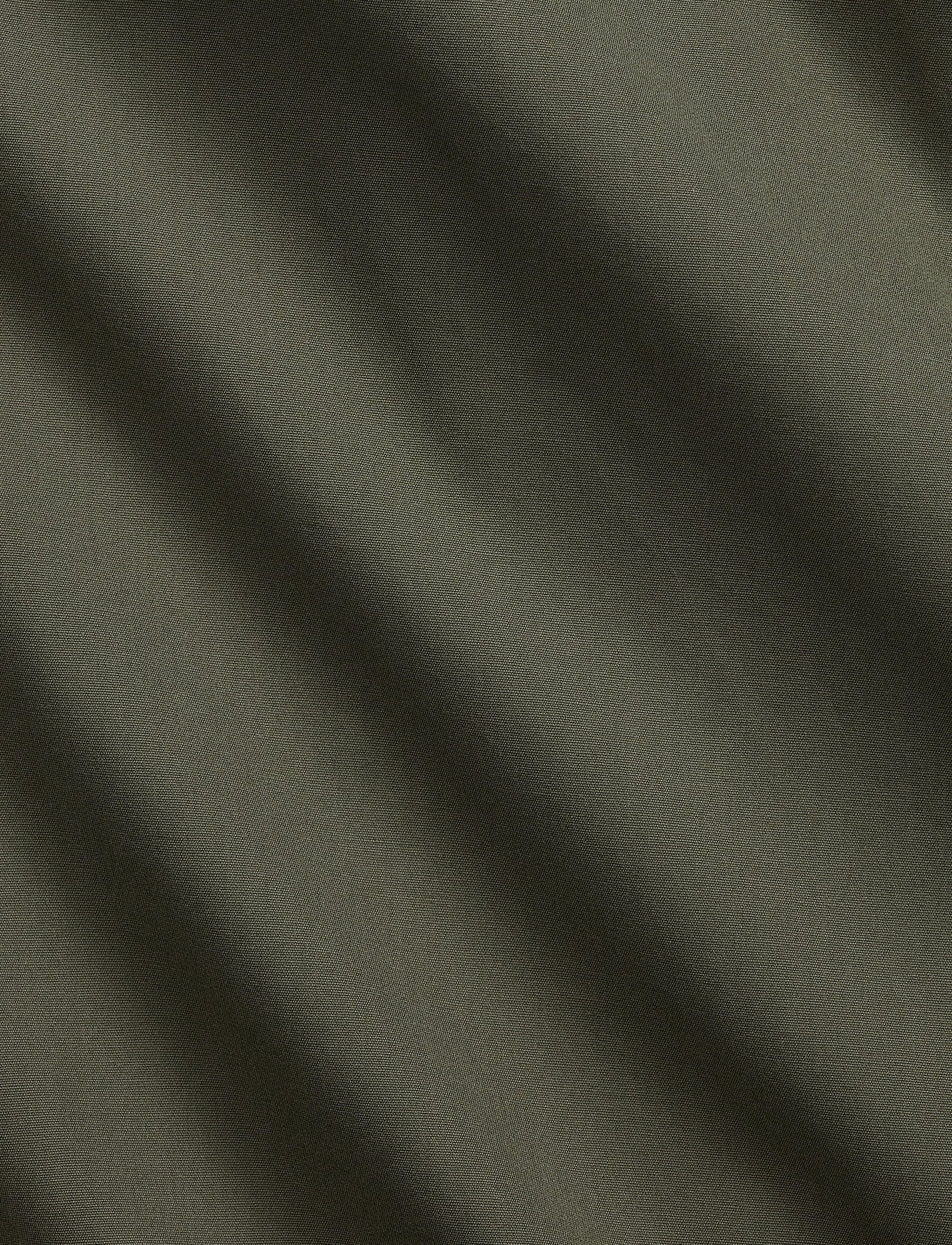 Chemise ajustée en popeline grattée - Ranger Green