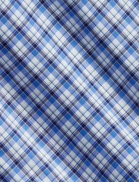 Chemise Slim Fit en popeline stretch - Blue & Multicolore