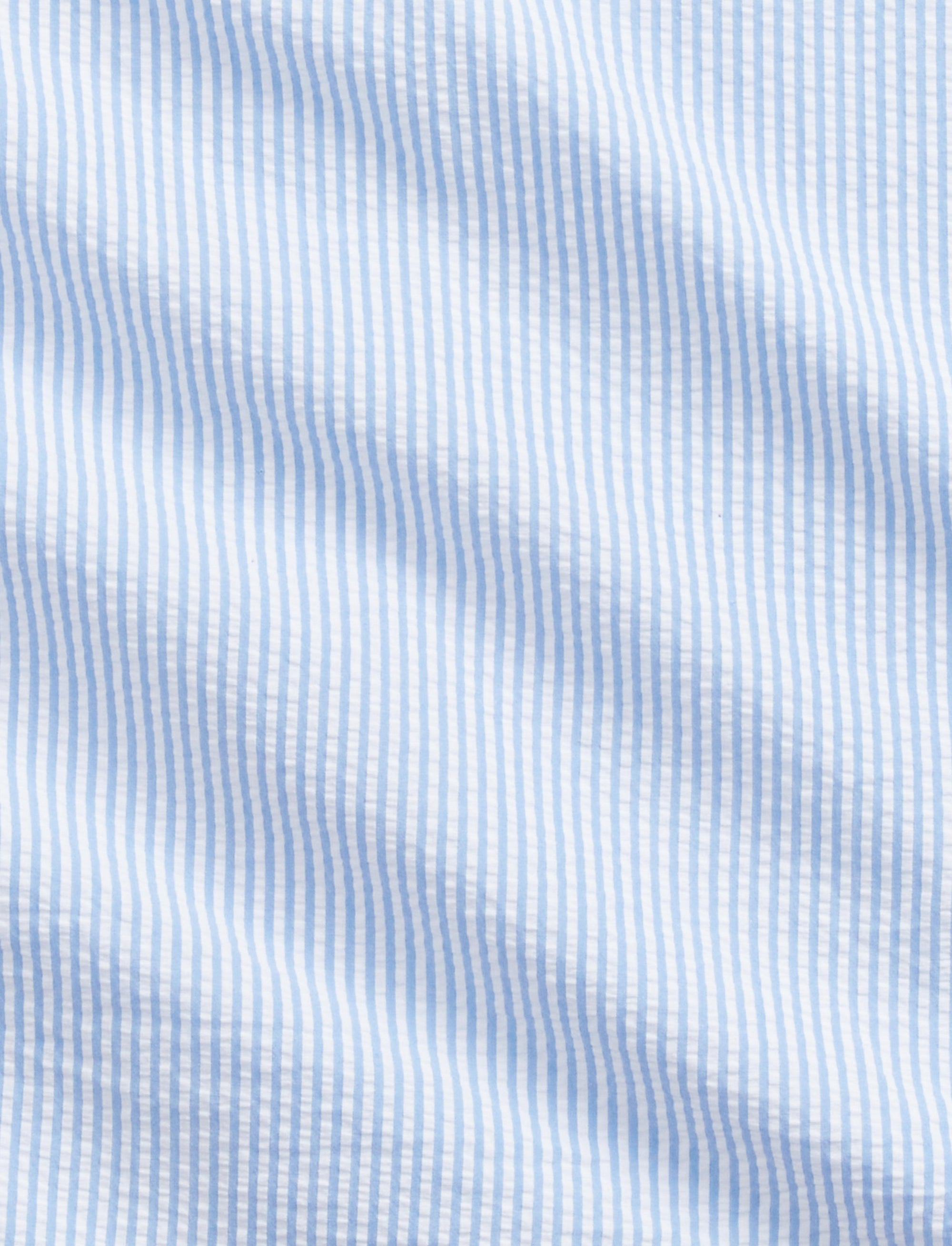 Chemise classique en seersucker - Light Blue & White