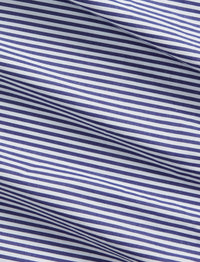 Chemise à manches longues - Navy & White