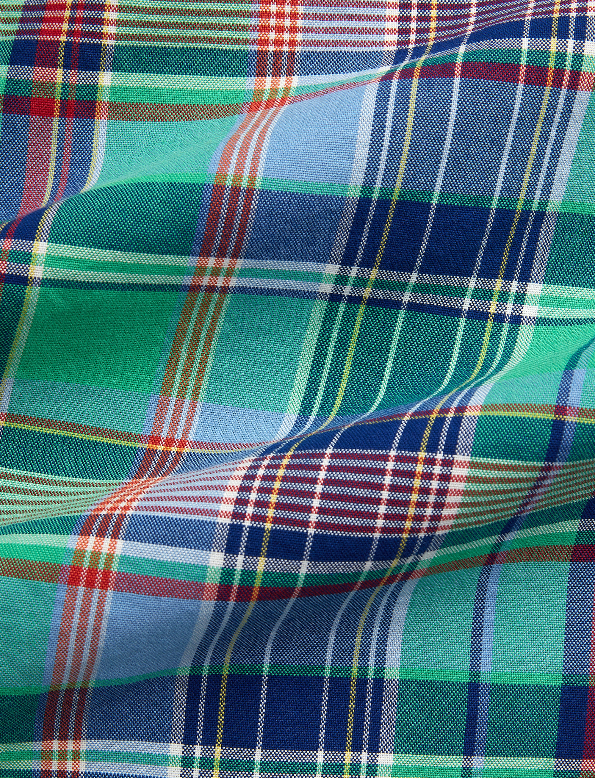 Chemise workwear Oxford écossaise - Green, Blue & Multicolore