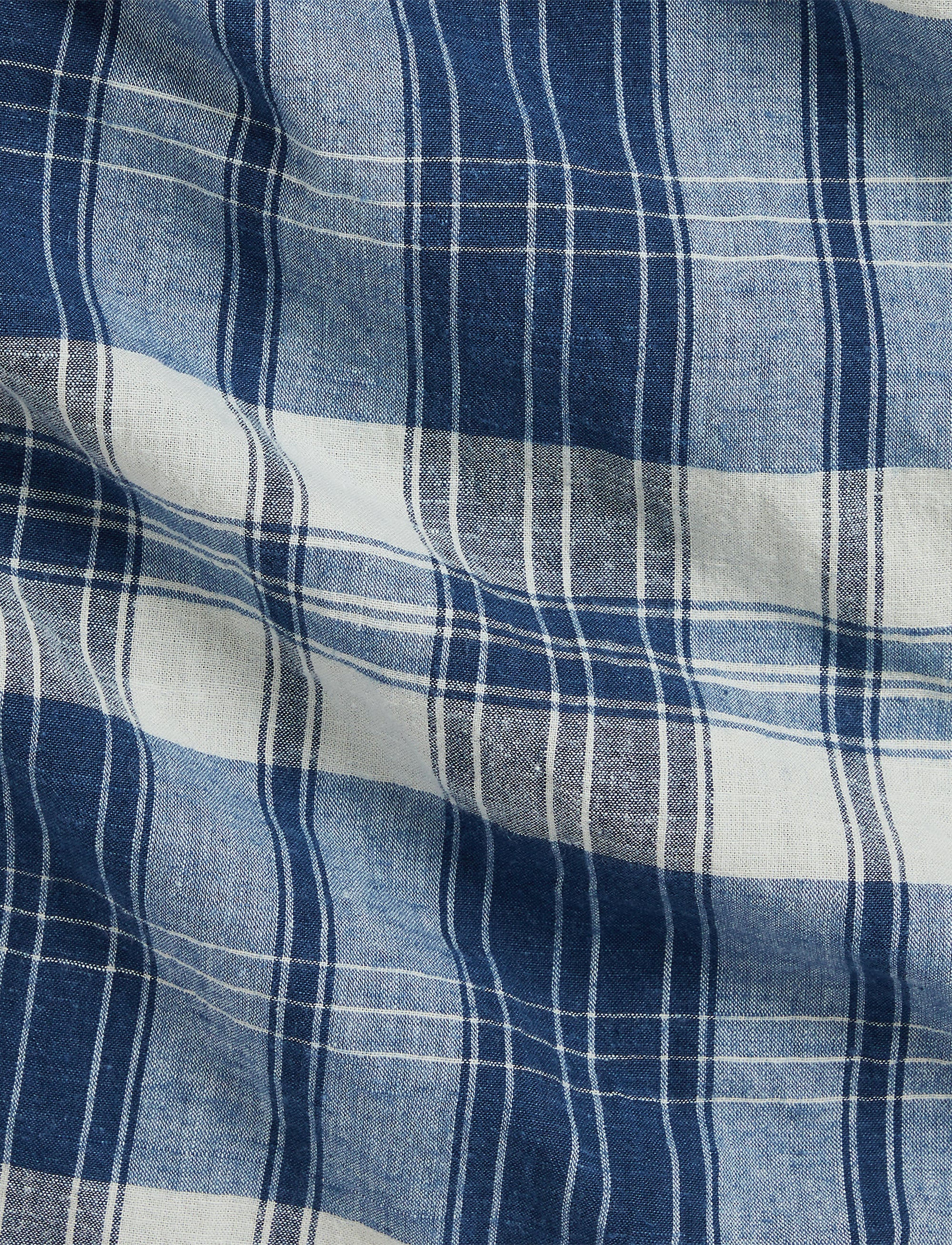 Chemise workwear classique indigo madras - White & Indigo