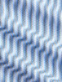 Chemise en popeline rayée Custom Fit - Blue & White
