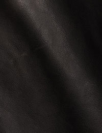 Caban en cuir - Black Over Brown