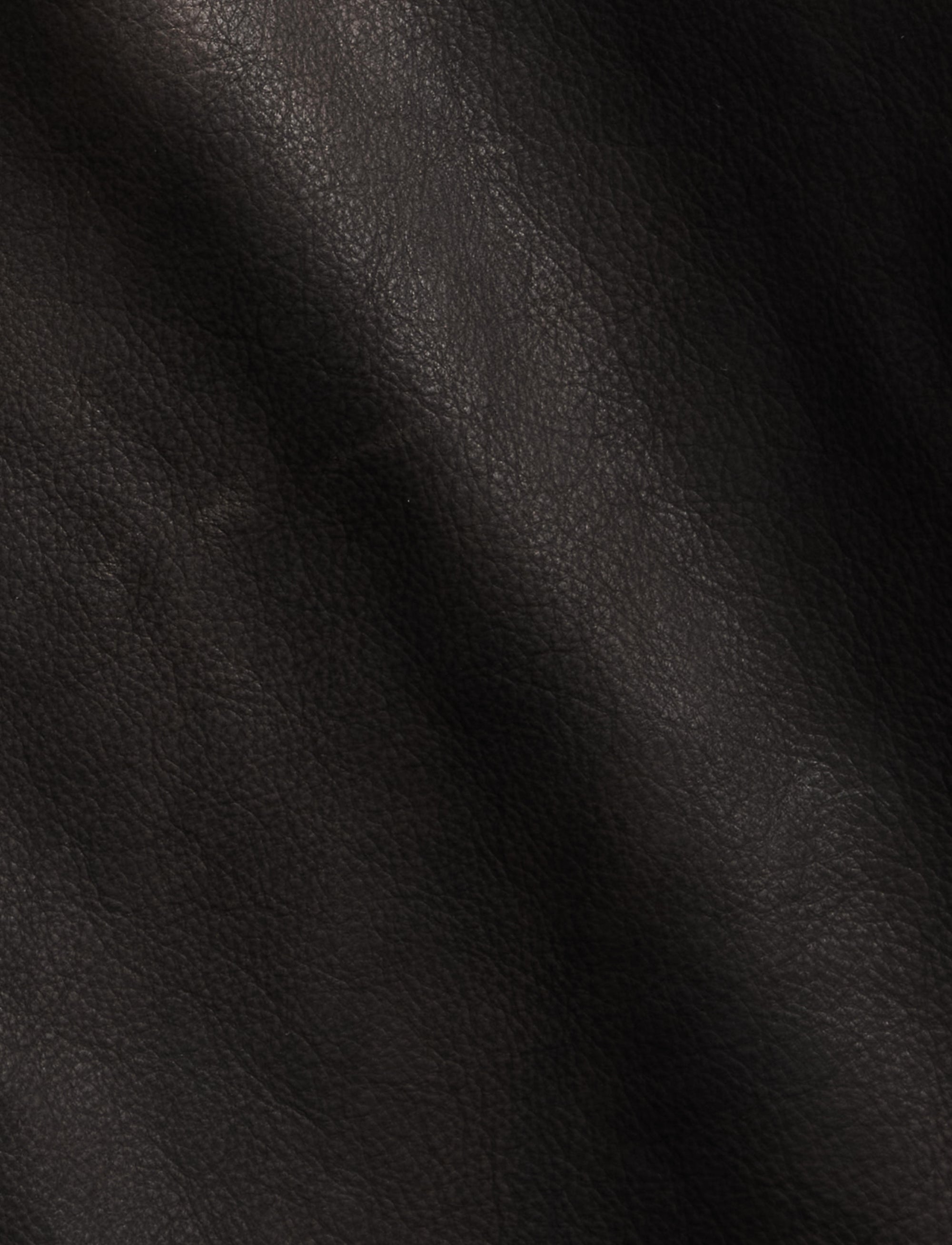 Caban en cuir - Black Over Brown