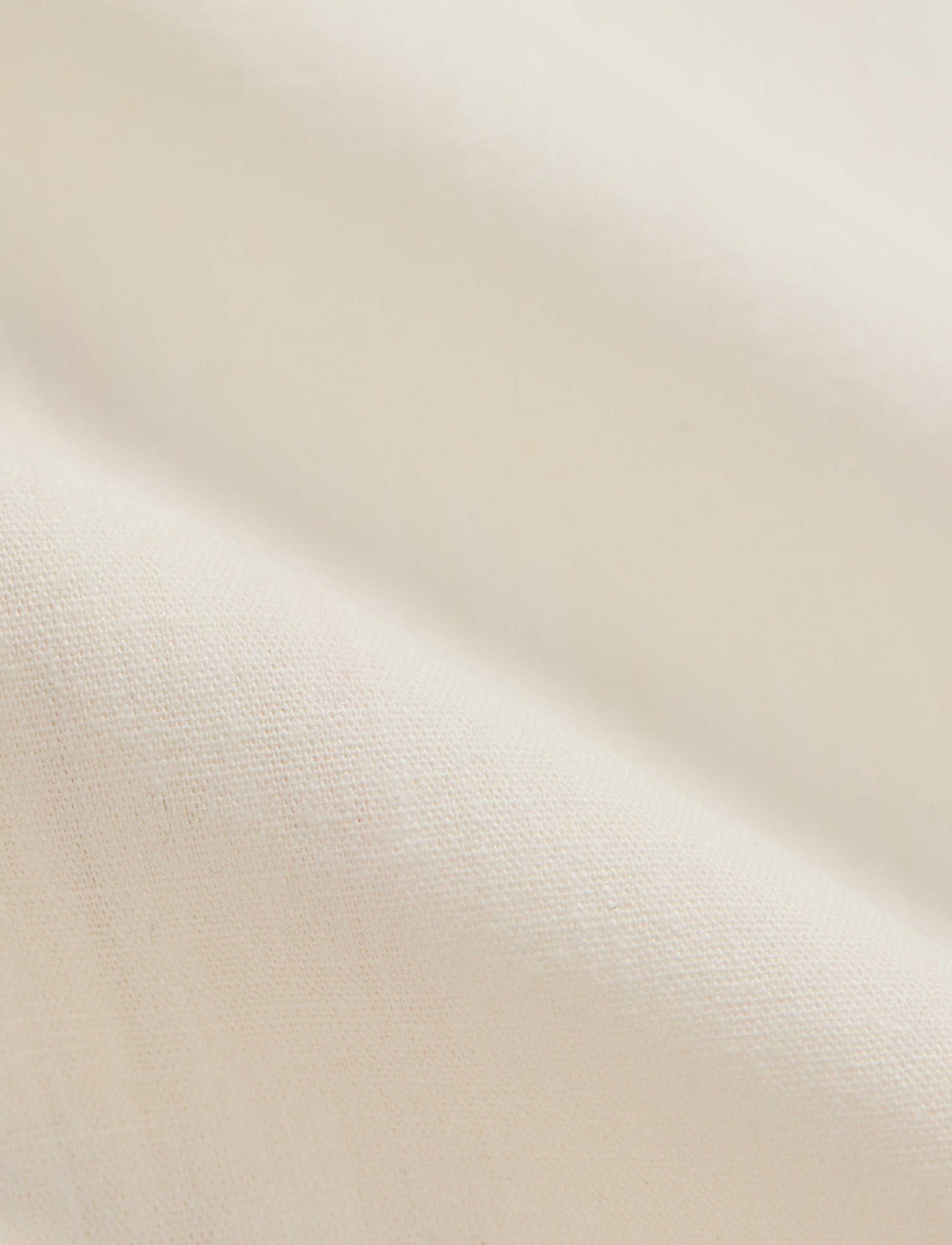 Chemise workwear à lisière selvedge - Natural & Off-White
