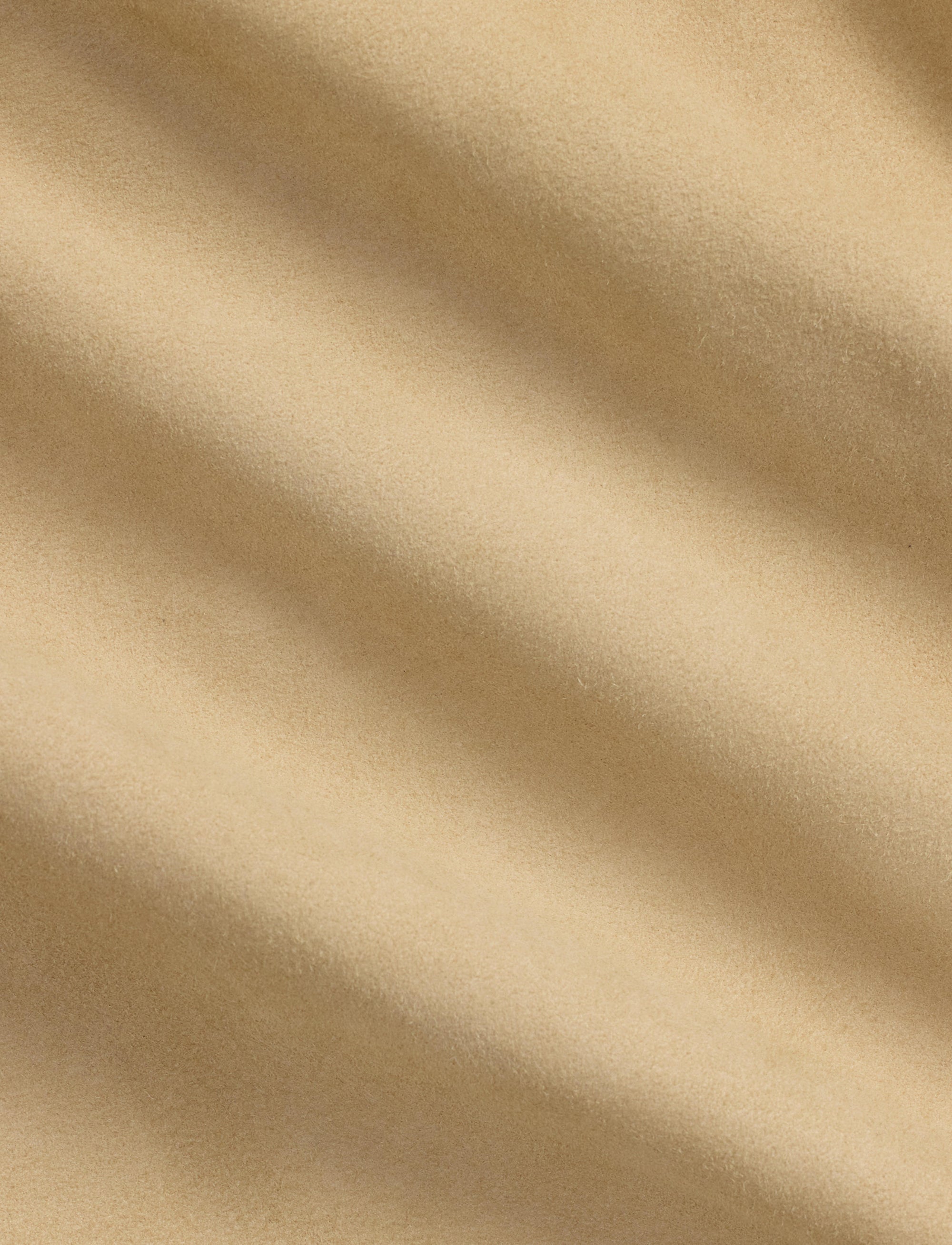 Barron suede overshirt - Oyster Tan