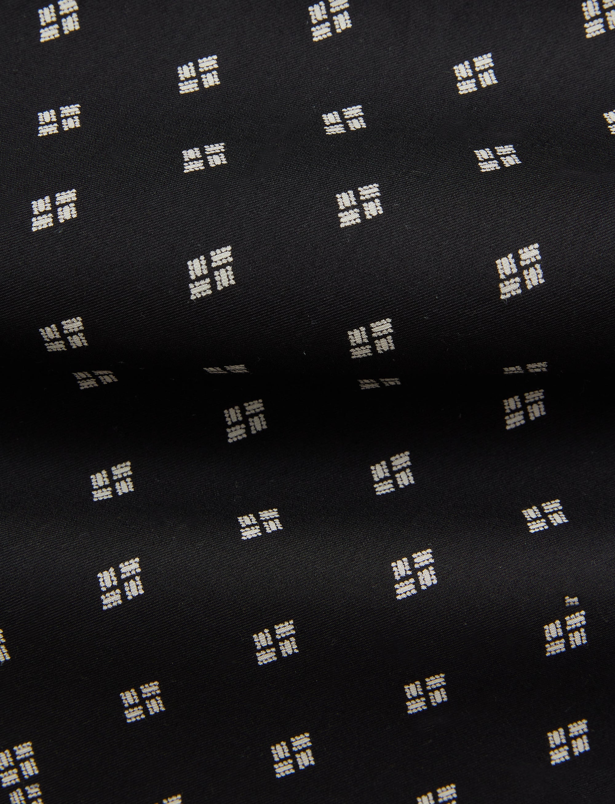 Chemise à motif en sergé - Black & Tan